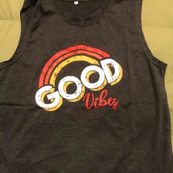 ✨HP!✨Good Vibes” Retro Tank Top✨ - Picture 3 of 5